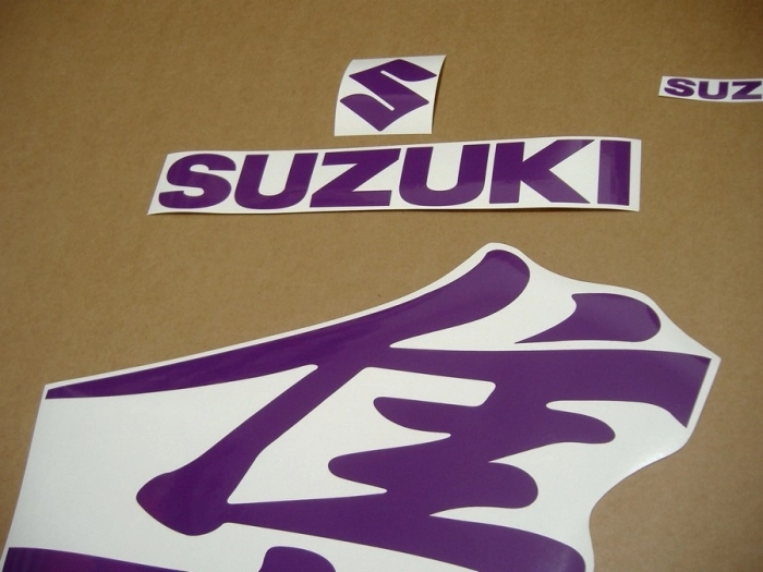 Restauration Aufkleber-Set für Suzuki Hayabusa 1999-2007 in Violett