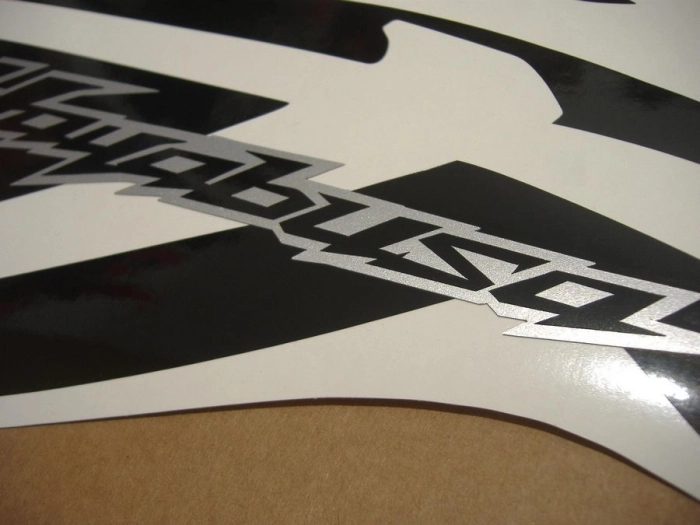 Suzuki Hayabusa GSX-1300R 2010-2011 with Black Vinyl-Sticker
