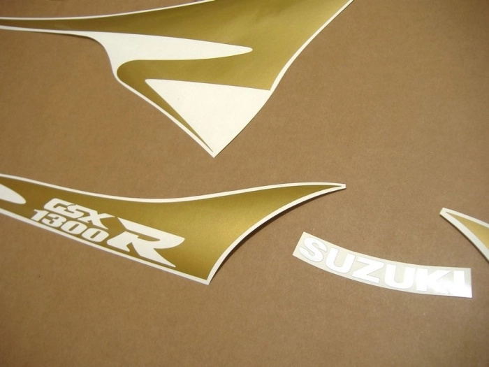 Suzuki Hayabusa GSX-1300R 2010-2011 - Gold - Custom-Sticker-Decals