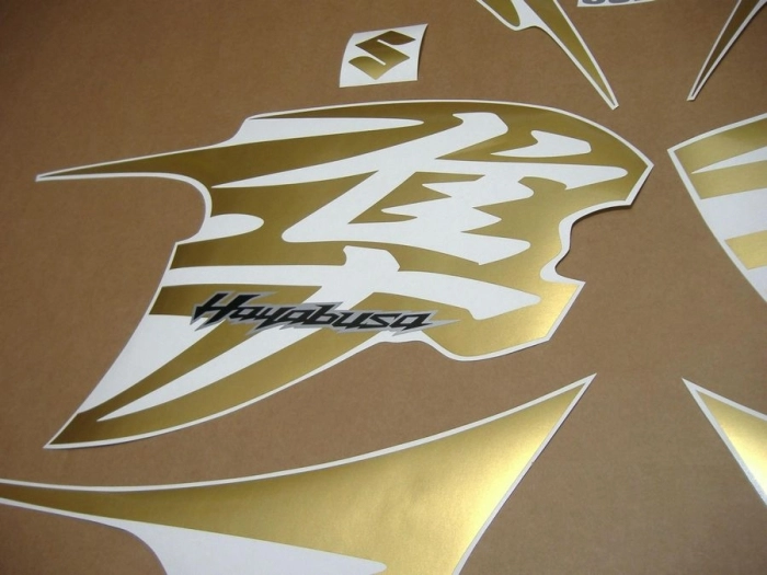 Suzuki Hayabusa GSX-1300R 2010-2011 - Gold - Custom-Sticker-Decals