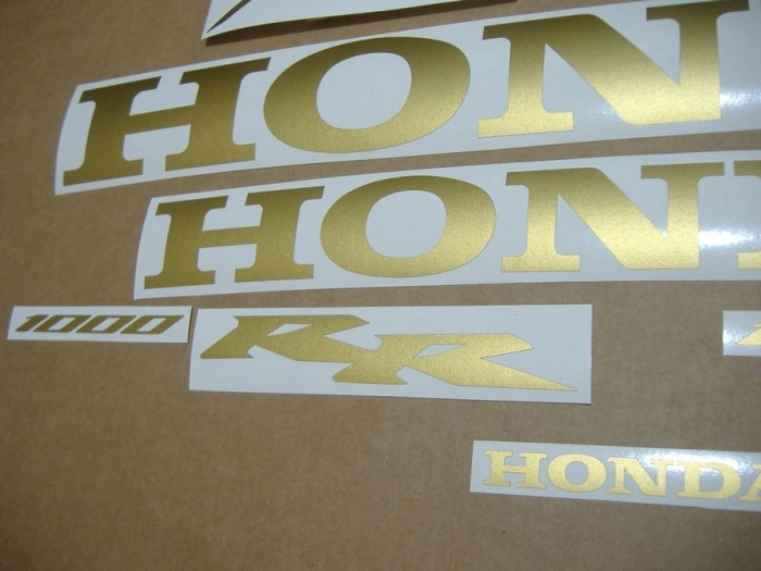 Restoration Sticker for Honda CBR 1000RR in Gold