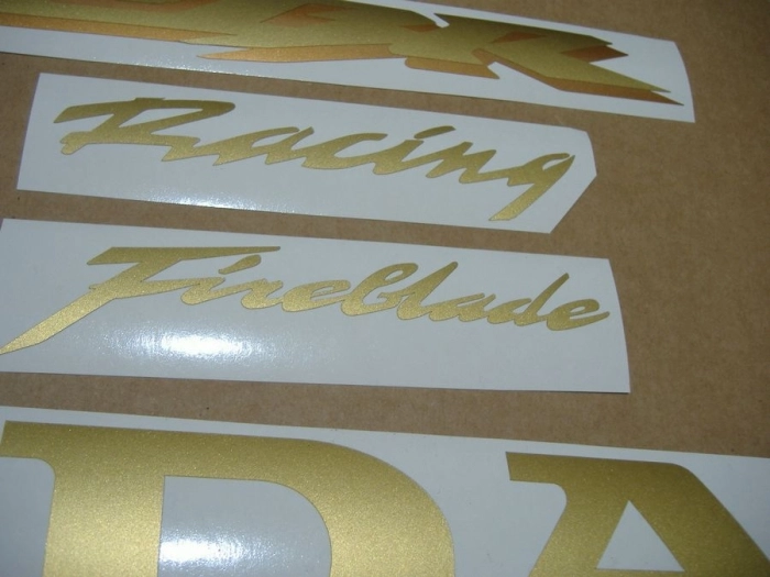 Honda CBR 1000RR - Gold - Custom-Sticker-Decals