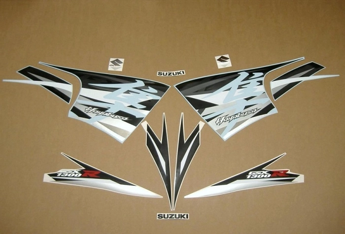 Suzuki Hayabusa 2012 - Burgunder - Aufkleber-Dekor