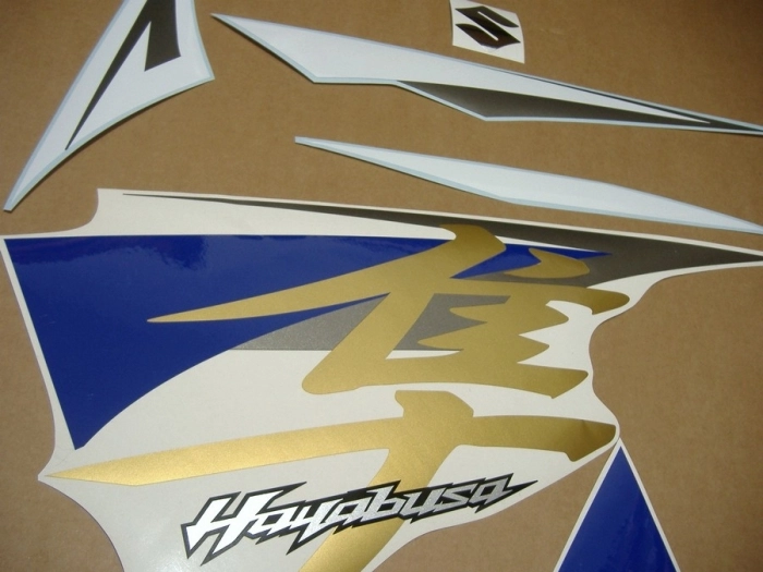 Suzuki Hayabusa 2014 - Blau - Aufkleber-Dekor