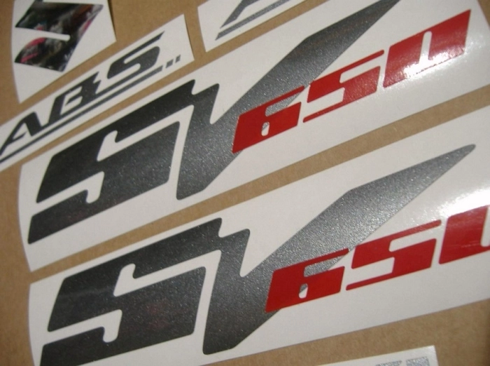 Suzuki SV 650 2007 - Titangrau - Sticker-Decals