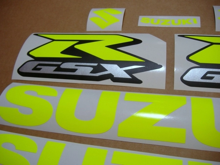 Suzuki GSX-R 750 Universal - Neon-Yellow - Custom-Sticker-Decals