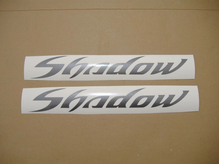 Honda Shadow with Pearlgrey Motorcycle Decals