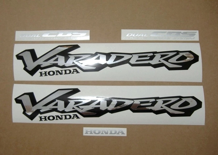Restoration Sticker for Honda XL 1000V Varadero 1999 in Blue/Silver