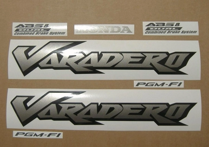 Restoration Sticker for Honda XL 1000V Varadero 2006 in Silver