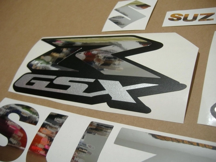 Suzuki GSX-R 1000 Universal - Chrome Silber - Custom-Aufkleber-Dekor