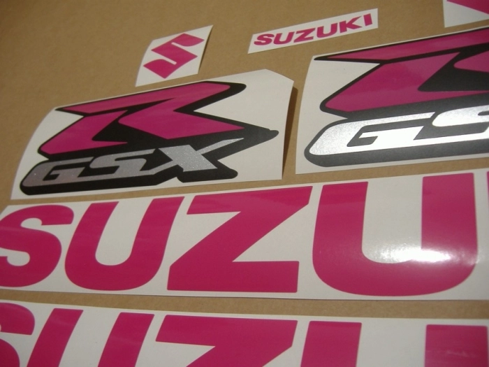 Suzuki GSX-R 1000 Universal with Pink Vinyl-Sticker