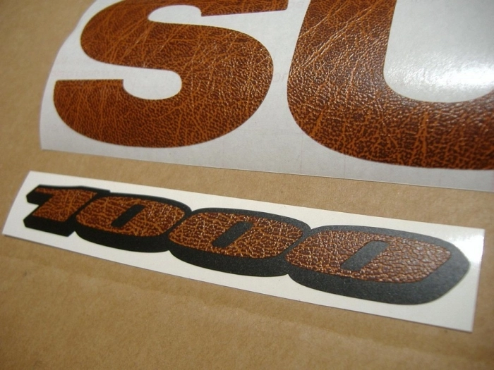 Restoration Sticker for Suzuki GSX-R 1000 Universal in Leather