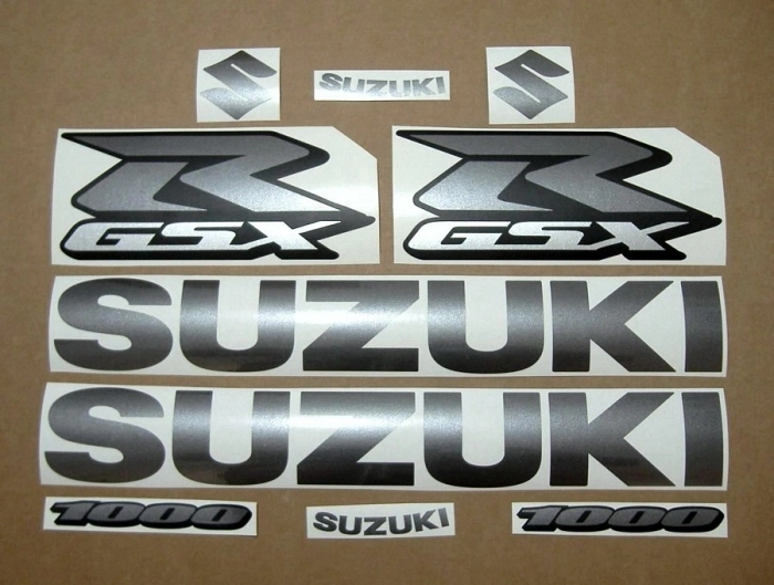 Suzuki GSX-R 1000 Universal with Graphitegrey Motorcycle Decals