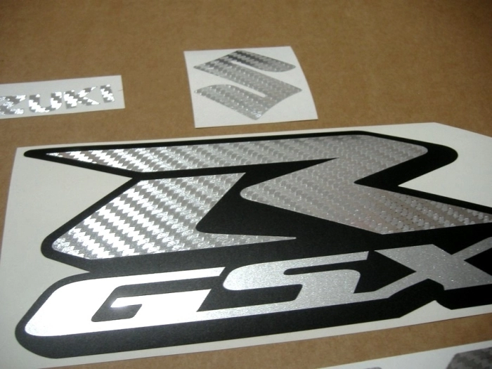 Suzuki GSX-R 1000 Universal - Carbon Silber - Custom-Aufkleber-Dekor
