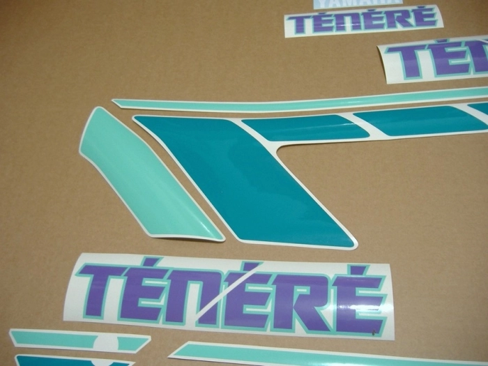 Yamaha XTZ 660 Tenere 1993 - Black/Green - Sticker-Decals