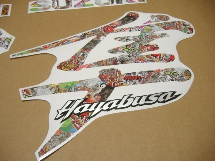 Restoration Sticker for Suzuki Hayabusa 1999-2007 in Graffiti