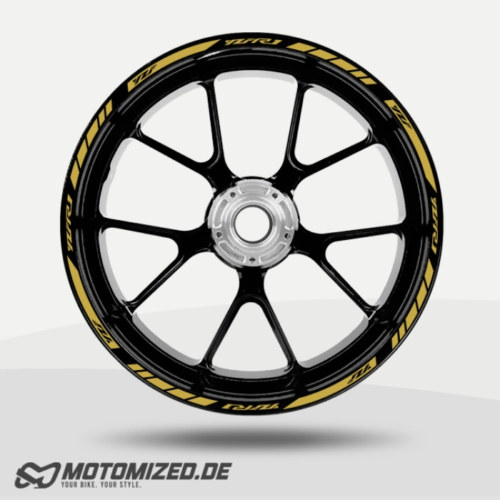 Motorcycle Rim Stripes YZF-R1 style in individual colors – fulllview