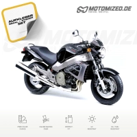 Honda X11 2000 with Black Motorcycle Decals