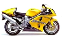 Suzuki TL 1000R 2001 with Yellow Motorcycle Decals