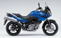 Suzuki DL650 V-STROM 2006 with Blue Motorcycle Decals
