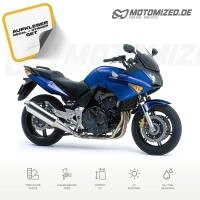 Honda CBF 600S 2005 with Blue Motorcycle Decals
