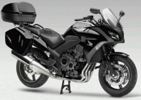 Honda CBF 1000 2010 with Black Motorcycle Decals