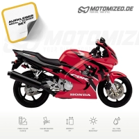 Honda CBR 600 F3 1997 with Red/Black Motorcycle Decals