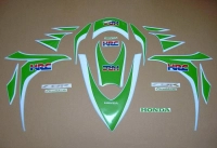 Honda CBR 1000RR 2008-2011 with Lime-Green/White Motorcycle Decals