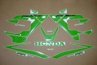 Honda CBR 929RR with Lime-Green Motorcycle Decals