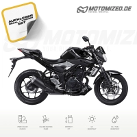 Yamaha MT-03 2016 with Black Motorcycle Decals