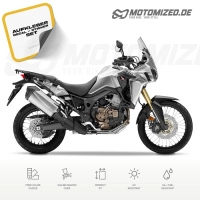 Honda CRF 1000L Africa Twin 2016 with Silver Motorcycle Decals