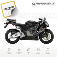 Honda CBR 600RR 2005 with Tribal Black Motorcycle Decals