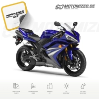 Yamaha YZF-R1 RN19 2007 in blau mit Aufkleber-Dekor