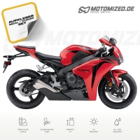 Honda CBR 1000RR 2008 with Red Motorcycle Decals