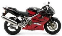 Honda CBR 600 F4i 2003 with Black/Red Motorcycle Decals