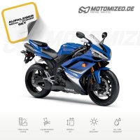 Yamaha YZF-R1 RN19 2008 in blau mit Aufkleber-Dekor