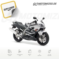 Honda CBR 600 F4 2006 with Silver/Black Motorcycle Decals