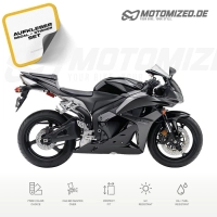 Honda CBR 600RR 2009 in schwarz mit Aufkleber-Dekor