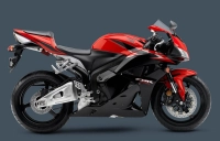 Honda CBR 600RR 2011 in schwarz/rot mit Aufkleber-Dekor