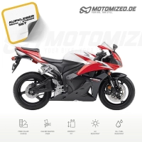 Honda CBR 600RR 2009 in schwarz/weiß/rot mit Aufkleber-Dekor