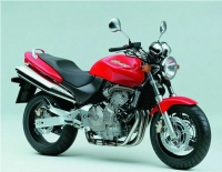 Honda CB 600F Hornet 1999 with Red Motorcycle Decals