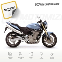 Honda CB 600F Hornet 2004 with Blue Motorcycle Decals