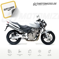 Honda CB 600F Hornet 2005 with Silver Motorcycle Decals