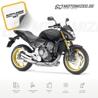 Honda CB 600F Hornet 2012 with Black Motorcycle Decals