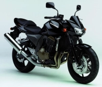 Kawasaki Z 750 2005 with Black Motorcycle Decals