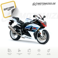 Suzuki GSX-R 1000 2013 with 1 Million Commemorative Motorcycle Decals