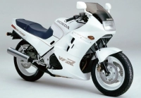 Honda VFR 750 1987 with White Motorcycle Decals