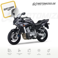 Yamaha FZS1000 Fazer 2005 in titangrau mit Aufkleber-Dekor