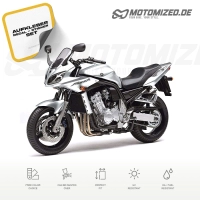 Yamaha FZS1000 Fazer 2004 in silber mit Aufkleber-Dekor