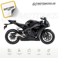 Honda CBR 1000RR 2013 with Black Motorcycle Decals